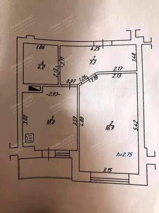 Однокімнатна квартира ЖК "Садовий"